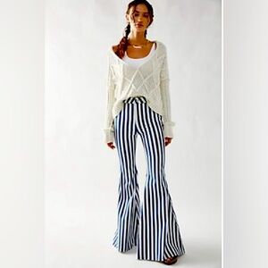 We The Free Just Float On Printed Flare Jeans